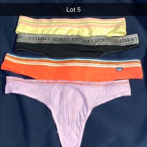 8 Sets of PINK & VS thongs